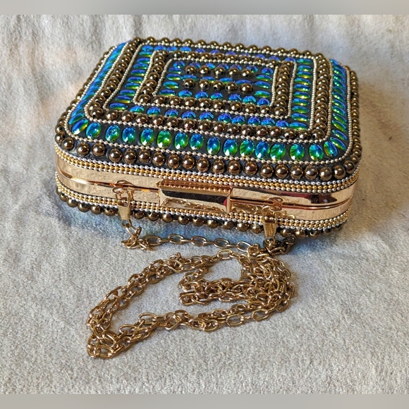 Lulu Square Mosaic Crossbody purse - Picture 2 of 7